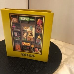 Vintage 1970s Stylecraft Address Book New